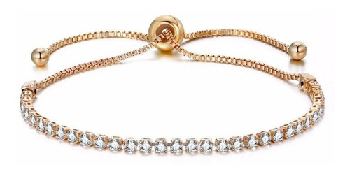 Pulsera Brazalete Oro Laminado 18k Dama Moderno Mujer Novia 