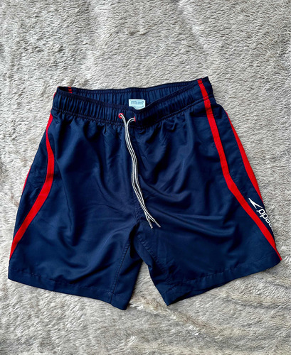Short Secado Rápido Speedo Talla S De Hombre Azul Oscuro (Usado)