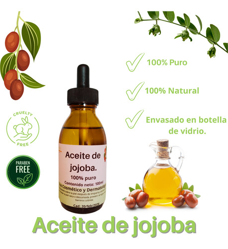Aceite De Jojoba Puro 100ml
