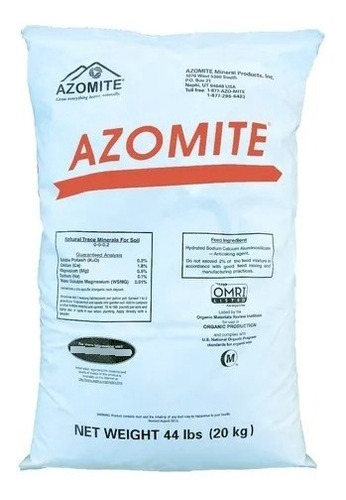 Azomite 20kg - Mineral 100% Natural