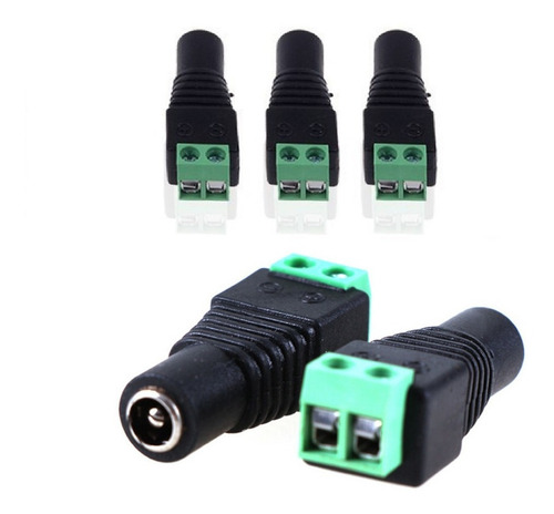 Imagem 9 de 9 de Kit 15 Conectores Femea Cftv Baloon Para Camera Borne