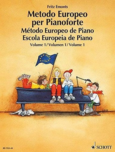 Metodo Europeo Per Pianoforte Vol 1 Metodo De Piano Europeo 