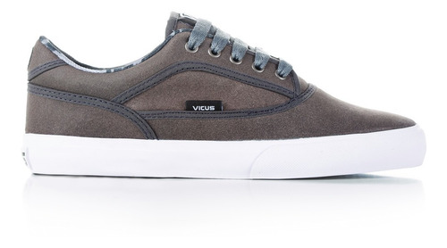 Zapatillas Vicus Genesis Cuero Encerado Gris