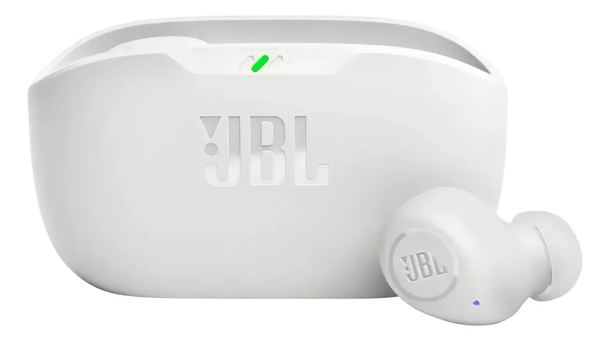 Fones De Ouvido True Wireless Jbl Wave Buds Branco