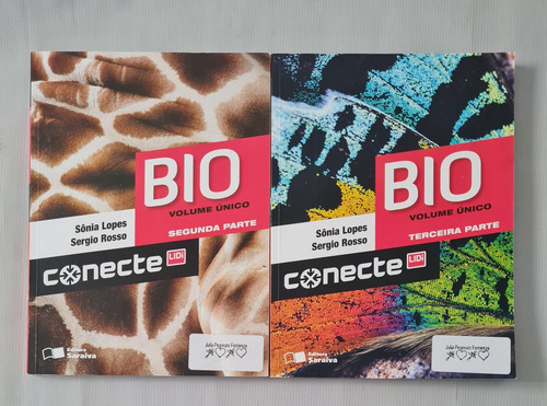 Livro, Kit(5), Box Conecte , Biologia Volume Único Com 5 Livros, Editora Saraiva (Usado)