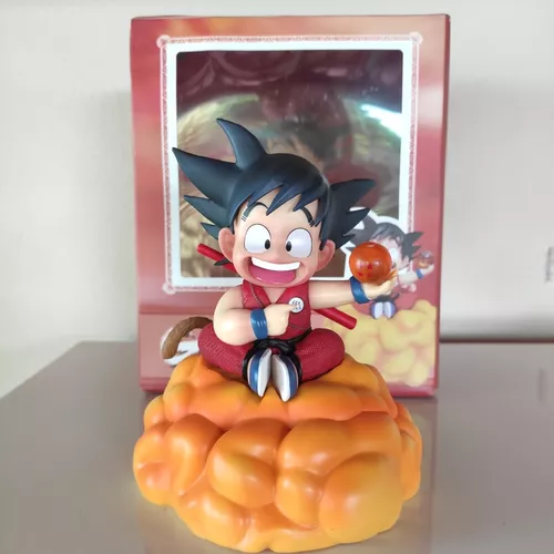 Boneco Goku Dragon Ball Z Nuvem Voadora 40cm Novo Promo