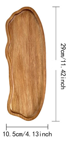 Bandeja De Madera Plato De Madera Vajilla Moderna L