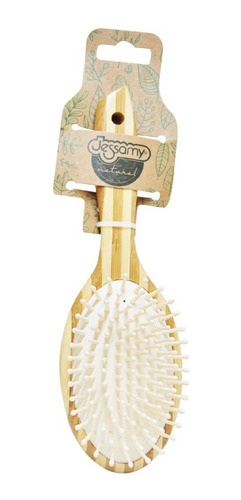 Cepillo De Pelo Oval Madera De Bamboo C1143