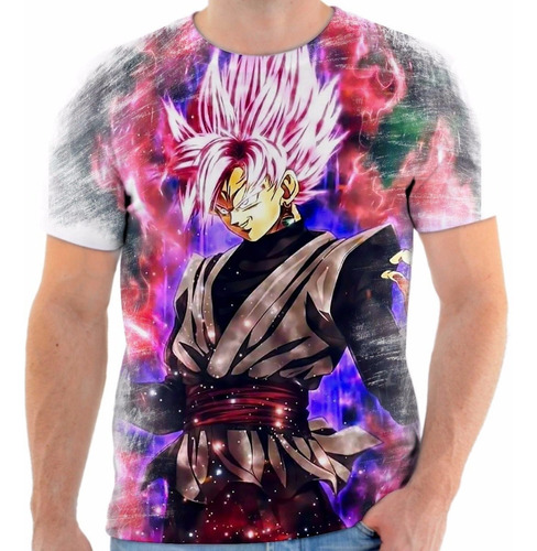 Frete Grátis Camisa Camiseta Goku Black Dragon Ball Super Sl | Parcelamento  sem juros