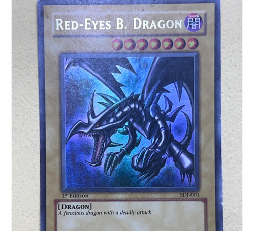 Red Eyes Black Dragon Pose Original 1st Sdj Ultra Raro