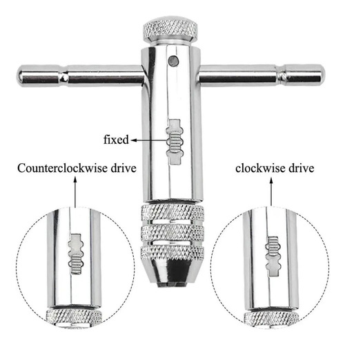 - Llave De Trinquete Ajustable Con Cable En T, M3 M4 M5 M6 M