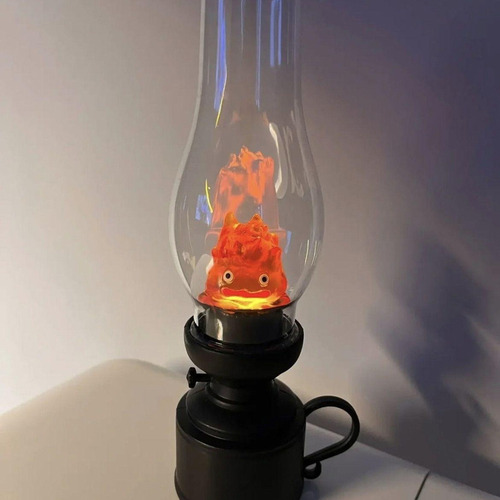 Calcifer Candelabro Llama Luz Nocturna Adorno Niños
