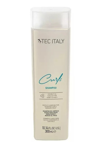 Tec Italy Shampoo Curls Limpieza Suave Para Rizos 300ml