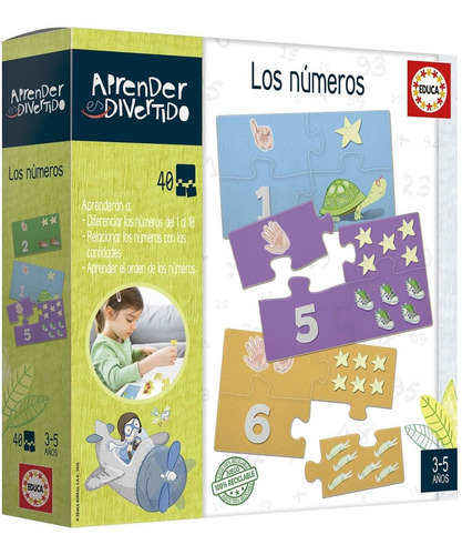 Puzzle Aprender Es Divertido Numeros Rompecabezas Educa Ax ®