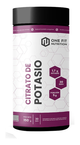 Citrato De Potasio - One Fit Nutrition