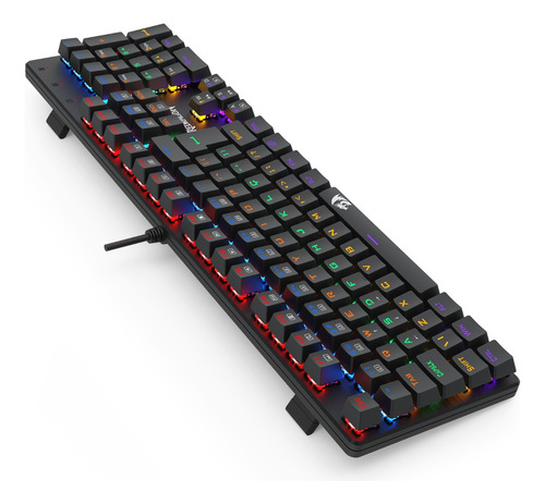 Redragon Valheim Rainbow Preto Switch Marrom Preto Português Abnt2