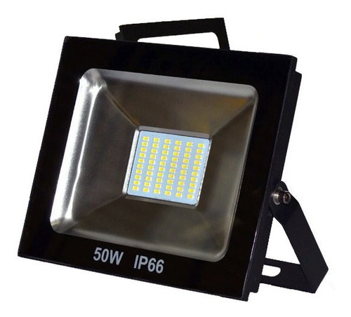 Refletor Eco Led Externo Smd Ip66 50w 6500k Br Biv Up Led Cor da carcaça Preto Cor da luz Branco-frio