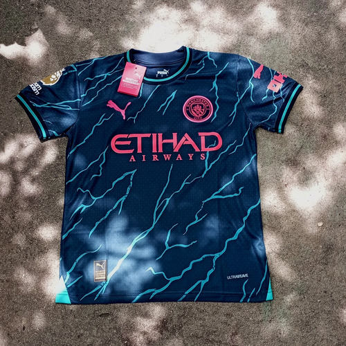 Camiseta Fútbol Puma Manchester City Fc (alternativa) (azul)