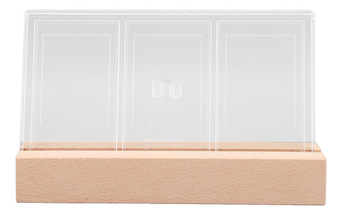 Panel Acrílico Transparente Con Base De Madera Para Marco De