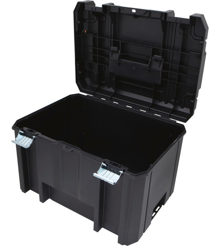 Caja Profunda 17'' Con Charola Tstak Dewalt Dwst17806 Color Negro