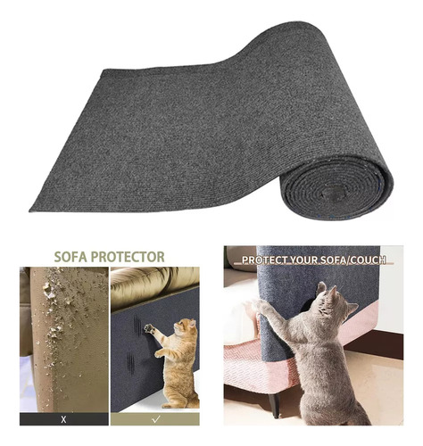 Adesivo De Proteção De Cama Cat Scratch Pad, Trimmable D