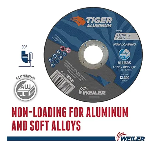 Weiler 56094 Surtido De Ruedas De Corte De 4-1/2 Pulgadas,