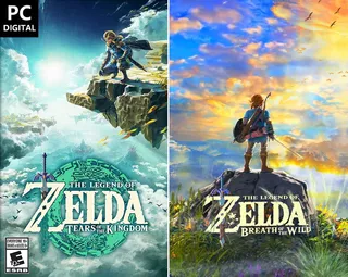 Zelda Tears Of The Kingdom + Zelda Breath Of The Wild - Pc