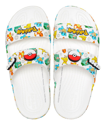 Imagen 4 de 5 de Classic Crocs Pokemon Sandal White/multi Unisex