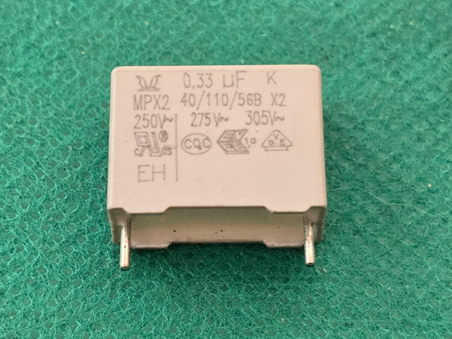 100x Capacitor Poliester 330nf/305v 330k/305v X2 Supressor