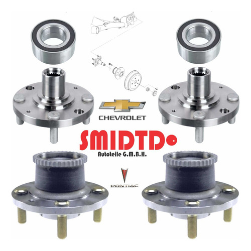 Mazas Traseras Y Delanteras Abs Chevrolet Aveo 2008-2017