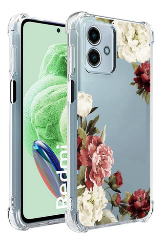 Funda Ultrafina Con Patrón Transparente Para Redmi Note 12/p