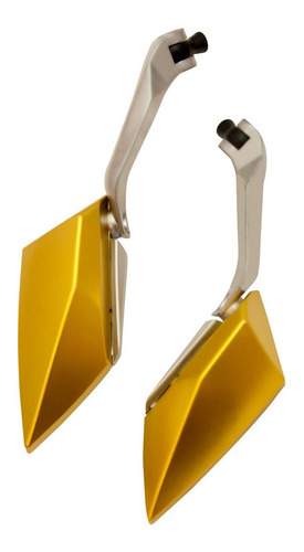 Imagem 3 de 3 de Retrovisor Esportivo Dourado Honda Cb 300 2011
