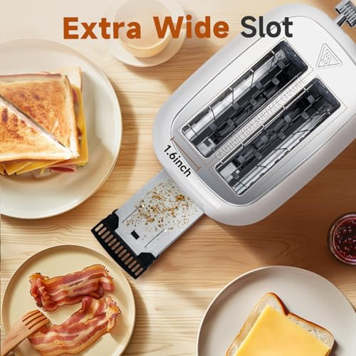 Tostadora Aigostar 2 Rebanadas De Acero Inoxidable Con Dise