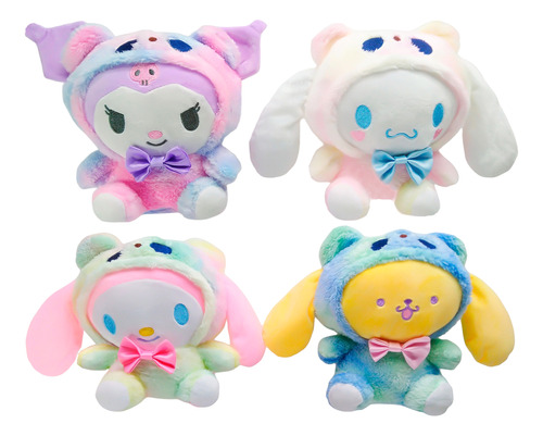 Peluche Kuromi My Melody Coleccion X4 Peluches Hello Kitty