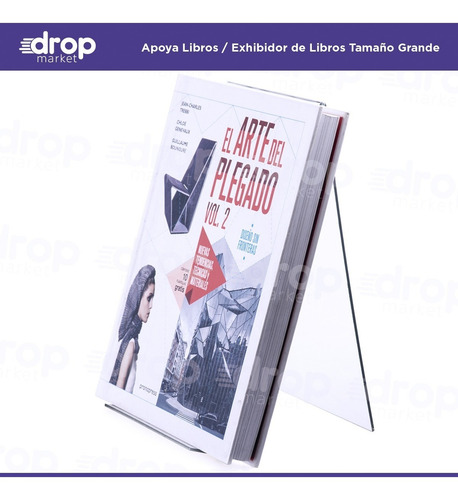 Imagen 2 de 10 de Sujeta Libros - Apoya Libros - Soporte Porta Libros - Grande