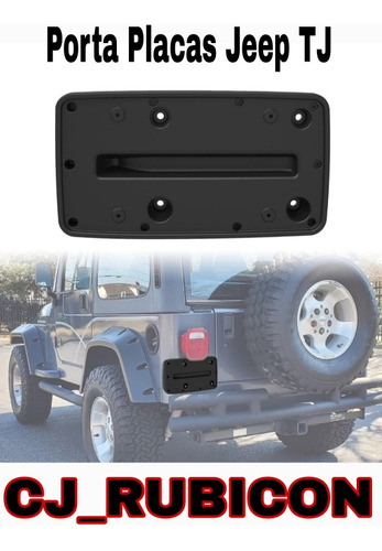 Porta Placas Jeep Wrangler Tj 