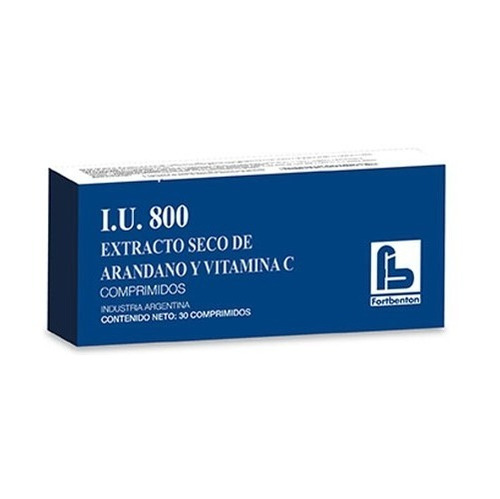 I. U. 800 Extracto Seco De Arandano Y Vitamina C 30 Comp