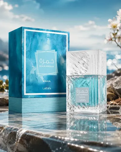 Água de perfume unissex Lattafa Perfume Khamrah Waha 100ml