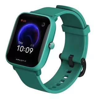 Smartwatch Amazfit Basic Bip U 1.43" caja de policarbonato green, malla green de caucho de silicona A2017