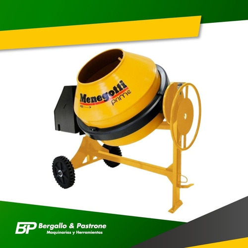 Hormigonera Sin Motor Menegotti Prime 400l 15 Ciclos Hora