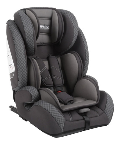 Butaca Silla Auto Bebe 1/2/3 9-36kg Isofix Moscú Gris Claro