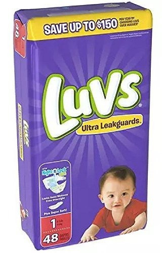 Paales Desechables Para Bebes Luvs Ultra Leakguards, Tamao