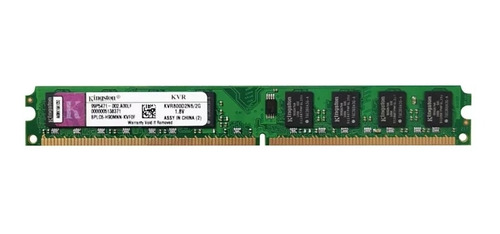 Imagen 2 de 10 de Memoria Ram Kingston Ddr2 2gb 800mhz Pc Escritorio Intel Amd