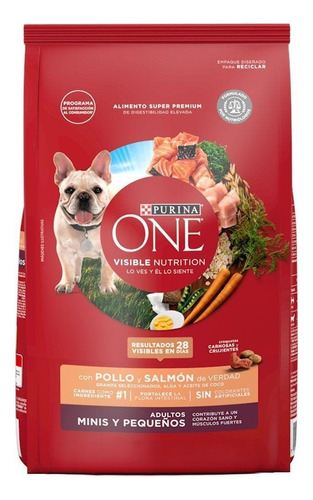 Purina One Adultos Minis/peq Pollo Salmon 3,5 Kg