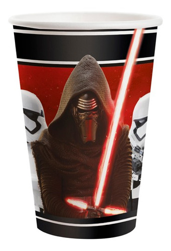 3 Copos Plásticos Star Wars 325ml