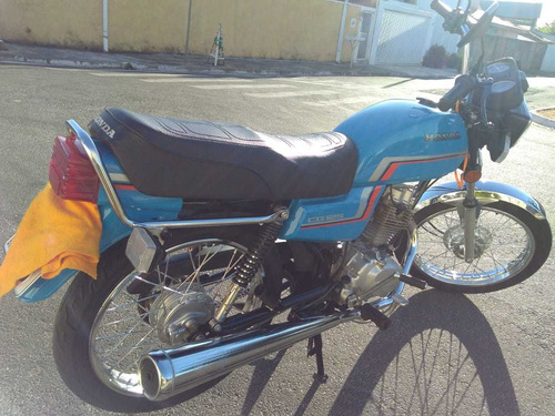 Honda Cg 125 1984 Azul- Colecionador