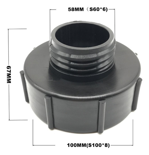 Ibc Tote Adapter Dn80 A Dn50 Rosca Gruesa Ibc Tote Adaptador