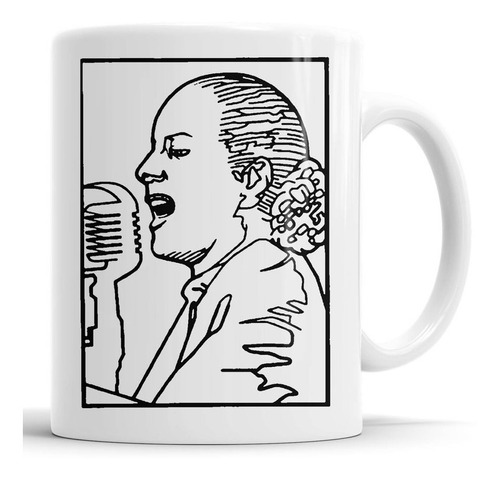 Taza Evita Perón - Silueta - Cerámica