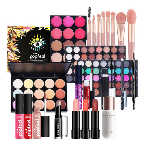 Sf Todo En Uno Girl Basic Cosmetics Starter Set Compacto Y