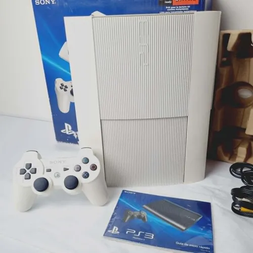 J135- D. Console Ps3 Playstation 3 Super Slim White | Parcelamento